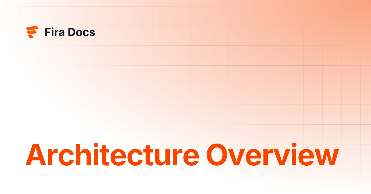 Architecture Overview | Fira Docs